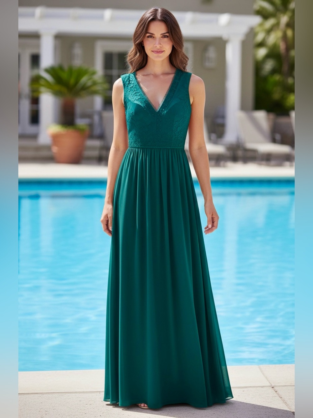 JJ’s House Special Occasion Dress Size 6 Green